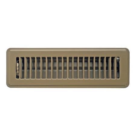 C150MB 02X10 10 x 2 in. Brown Floor Register